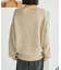 メランジ Vネックロゴニット【限定展開】