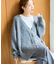 カラー シャギー Vネック ニット カーディガン【限定展開】