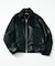 Calf Leather  ミニマル シングル ライダースジャケット