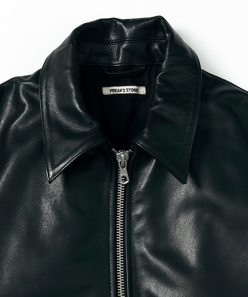 フリークスストア　シングルライダース　サイズL FREAK'S STORE｜Calf Leather ミニマル シングル ライダース