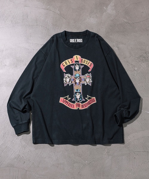 EXCLUSIVE】GUNS N ROSES ガンズ アンド ローゼス フロントプリント