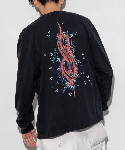 EXCLUSIVE】ヴィンテージライク Slipknot グラフィックロンT