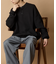 Relax Fit リラックスフィット スウェットライク ヘンリーネック ニット 【限定展開】