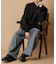 Relax Fit リラックスフィット スウェットライク ヘンリーネック ニット 【限定展開】