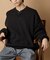 Relax Fit リラックスフィット スウェットライク ヘンリーネック ニット 【限定展開】