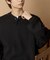 Relax Fit リラックスフィット スウェットライク ヘンリーネック ニット 【限定展開】