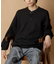 Relax Fit リラックスフィット スウェットライク ヘンリーネック ニット 【限定展開】