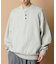 Relax Fit リラックスフィット スウェットライク ヘンリーネック ニット 【限定展開】