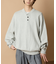 Relax Fit リラックスフィット スウェットライク ヘンリーネック ニット 【限定展開】