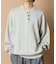 Relax Fit リラックスフィット スウェットライク ヘンリーネック ニット 【限定展開】