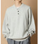 Relax Fit リラックスフィット スウェットライク ヘンリーネック ニット 【限定展開】