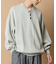 Relax Fit リラックスフィット スウェットライク ヘンリーネック ニット 【限定展開】