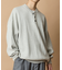 Relax Fit リラックスフィット スウェットライク ヘンリーネック ニット 【限定展開】