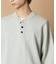 Relax Fit リラックスフィット スウェットライク ヘンリーネック ニット 【限定展開】