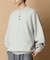 Relax Fit リラックスフィット スウェットライク ヘンリーネック ニット 【限定展開】