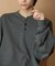 Relax Fit リラックスフィット スウェットライク ヘンリーネック ニット 【限定展開】