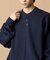 Relax Fit リラックスフィット スウェットライク ヘンリーネック ニット 【限定展開】