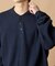 Relax Fit リラックスフィット スウェットライク ヘンリーネック ニット 【限定展開】