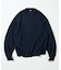 リラックスフィット 畦編み クルーネック ニット 【限定展開】