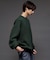 リラックスフィット 畦編み クルーネック ニット 【限定展開】