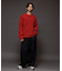リラックスフィット 畦編み クルーネック ニット 【限定展開】