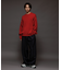リラックスフィット 畦編み クルーネック ニット 【限定展開】