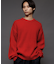 リラックスフィット 畦編み クルーネック ニット 【限定展開】