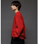 リラックスフィット 畦編み クルーネック ニット 【限定展開】