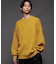 リラックスフィット 畦編み クルーネック ニット 【限定展開】