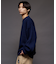 リラックスフィット 畦編み クルーネック ニット 【限定展開】