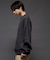 リラックスフィット 畦編み クルーネック ニット 【限定展開】