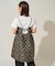 クロッケフラワージャガード バックリボンキャミ ミニワンピース＜セットアップ対応＞