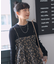 クロッケフラワージャガード バックリボンキャミ ミニワンピース＜セットアップ対応＞