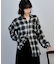 チェックシアーシャツ