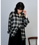 チェックシアーシャツ