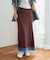 ＜新色追加＞ リブニット マーメイドスカート