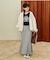 リブニット マーメイドスカート