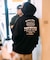 LANDER SANDWICHES×FREAK'S STORE/ランダー 別注 ビッグシルエット バックプリント スウェットパーカー 【限定展開】