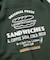 LANDER SANDWICHES×FREAK'S STORE/ランダー 別注 ビッグシルエット バックプリント スウェットパーカー 【限定展開】