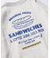 LANDER SANDWICHES×FREAK'S STORE/ランダー 別注 ビッグシルエット バックプリント クルーネックスウェット 【限定展開】