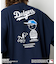 MLB×PEANUTS 別注 ビッグシルエット バックプリント クルーネックスウェット / Dodgers 【限定展開】