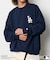 MLB×PEANUTS 別注 ビッグシルエット バックプリント クルーネックスウェット / Dodgers 【限定展開】