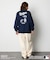 MLB×PEANUTS 別注 ビッグシルエット バックプリント クルーネックスウェット / Dodgers 【限定展開】
