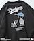 MLB×PEANUTS 別注 ビッグシルエット バックプリント クルーネックスウェット / Dodgers 【限定展開】