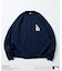 MLB×PEANUTS 別注 ビッグシルエット バックプリント クルーネックスウェット / Dodgers 【限定展開】