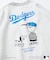 MLB×PEANUTS 別注 ビッグシルエット バックプリント クルーネックスウェット / Dodgers 【限定展開】