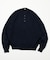 Relax Fit リラックスフィット イージーケア ウォッシャブル ヘンリーネックニット 【限定展開】