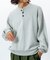 Relax Fit リラックスフィット イージーケア ウォッシャブル ヘンリーネックニット 【限定展開】