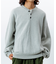 Relax Fit リラックスフィット イージーケア ウォッシャブル ヘンリーネックニット 【限定展開】