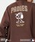 MLB×PEANUTS 別注 ビッグシルエット バックプリント クルーネックスウェット/PADRES 【限定展開】